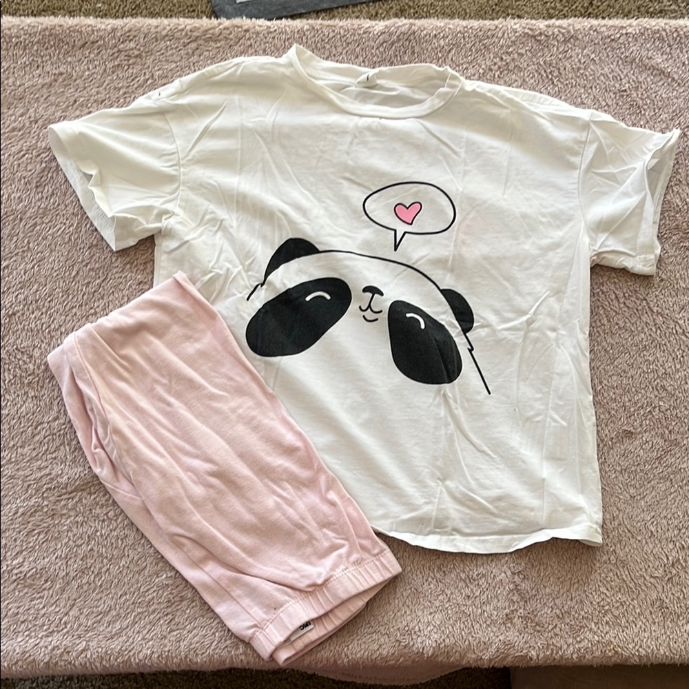 Panda Shirt with Heartfelt Message